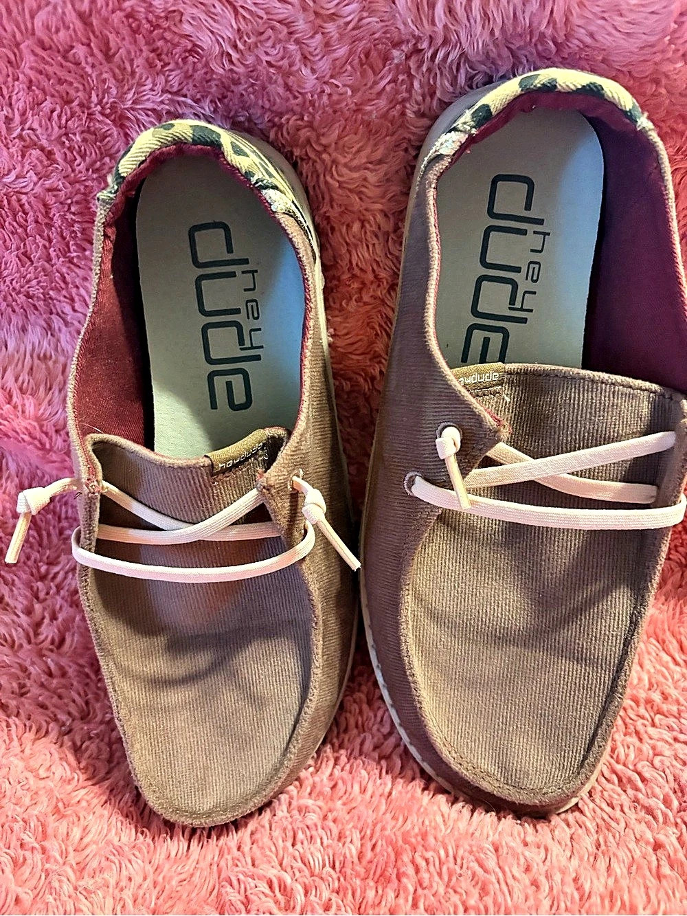Hey Dude Antique Rose Women's Sneakers Brown US 7